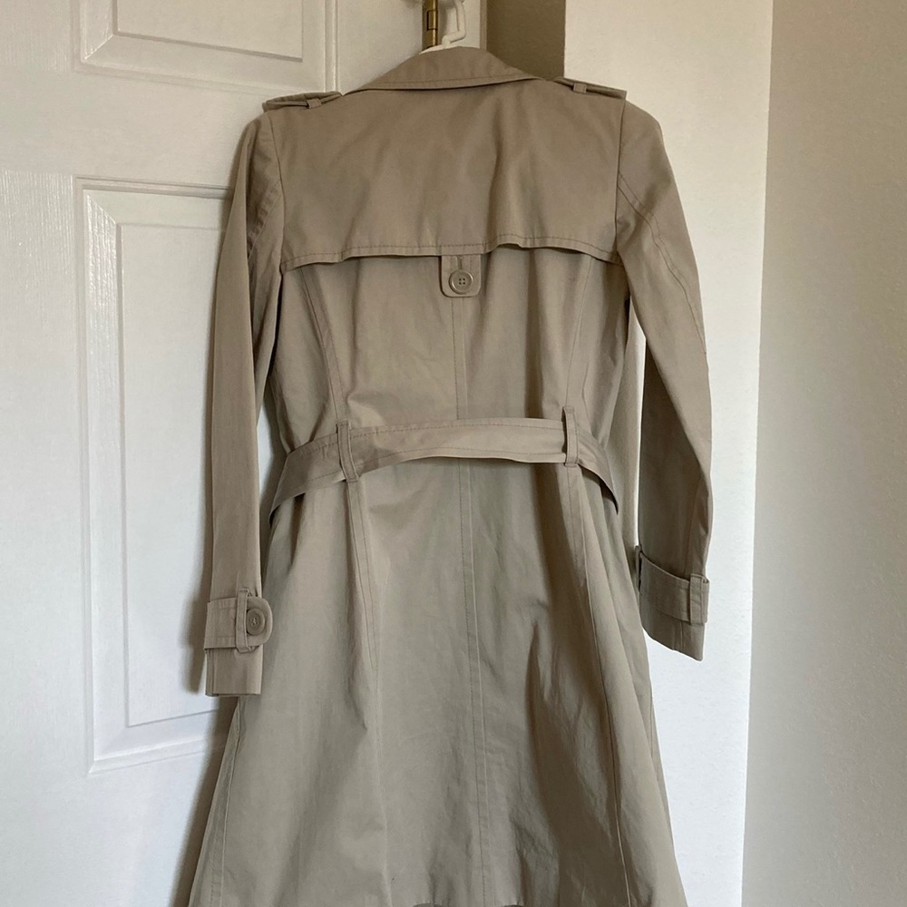 Banana Republic Double Breast Trench Coat XS - Picture 2 of 7